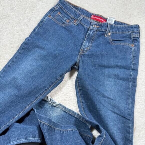 Vintage Y2K Levi’s Women’s Super Low Women’s Stetch Bootcut Denim Jeans - Picture 4 of 10